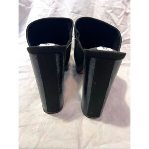 Gabriel Union Women's Mykayla Close Toe Slip On Platform Mule Black Size 8 NWOT